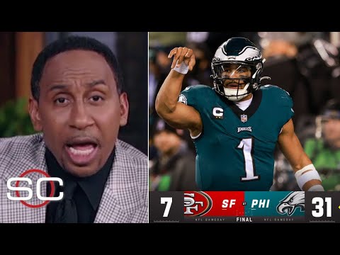 FLY EAGLES FLY! – ESPN GOES CRAZY Jalen Hurts leads Eagles destroys 49ers to advance to Super Bowl