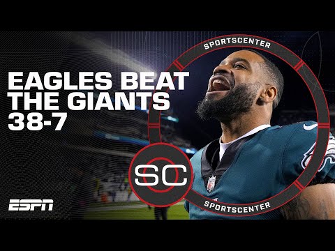 TOTAL DOMINATION! Reacting to Eagles' win over Giants to head to NFC Championship | SportsCenter