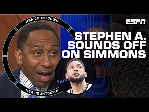 Stephen A. SOUNDS OFF on Ben Simmons | NBA Countdown